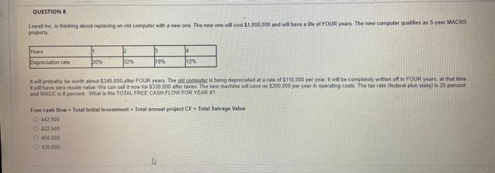  Lovell Inc: is thinking about replachg an old computer with a