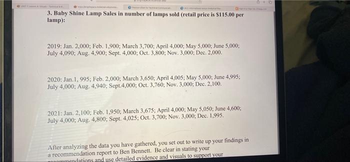 recommendations in a textual document; design visuals; and incorporate the visuals WITHIN