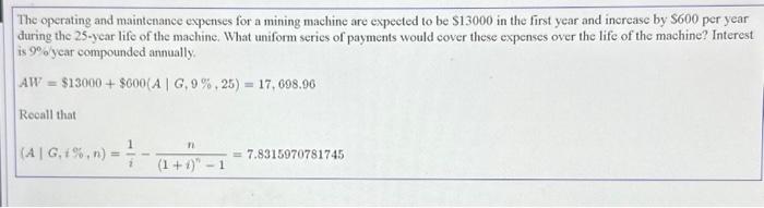 to be $9000 in the first year and increase by $900 per