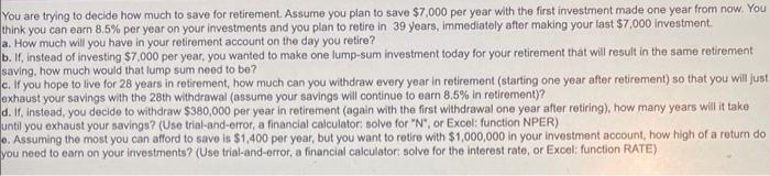  Hello! please answer all parts to the question clearly please its