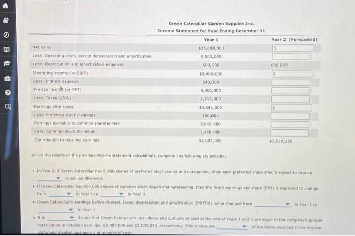 2 41 B The income statement, also known as the profit and