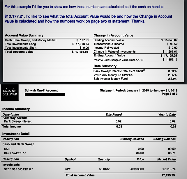 For this example I'd like you to show me how these