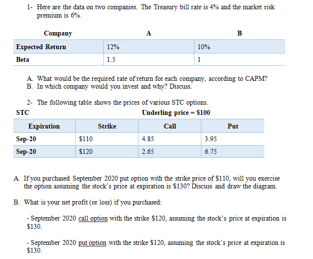  pleas , Write the formula before solving the question 1- Here