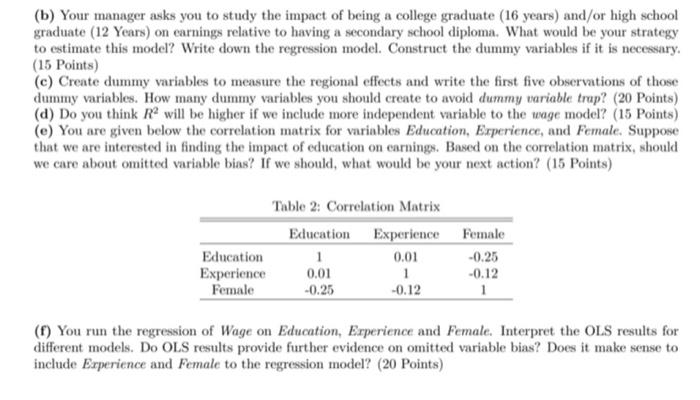 numbers i = 1,...,20) and their monthly wages in thousands), gender, education