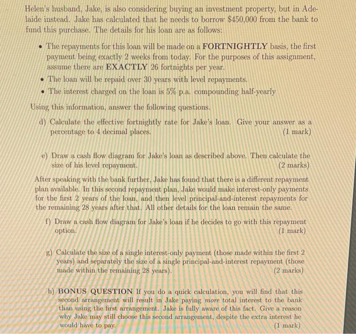 Please answer the questions with full working out and not using excel