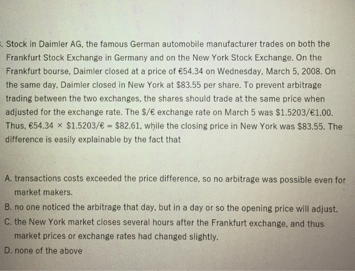 please answer this question as soon as possible thanks . Stock in