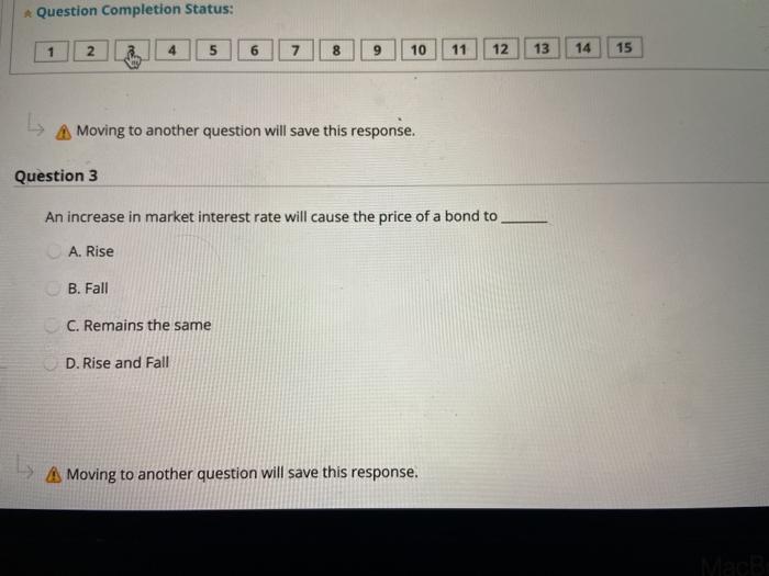  Question Completion Status: 1 2 4 5 6 7 8 9