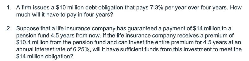  PLEASE SHOW IN EXCEL FORMULAS! PLEASE SHOW IN EXCEL FORMULAS! 1.