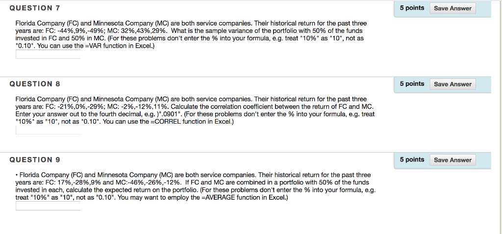 got all these questions wrong, please help QUESTION 7 5 points Save