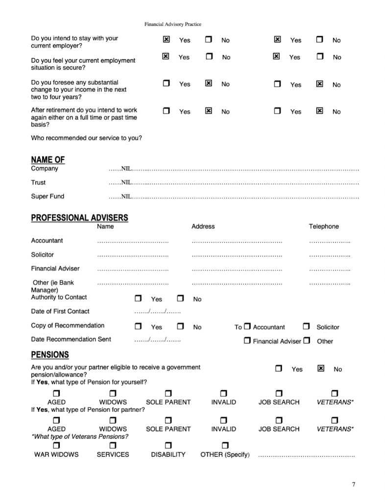 retirement based on the information above. The couple has stated they are