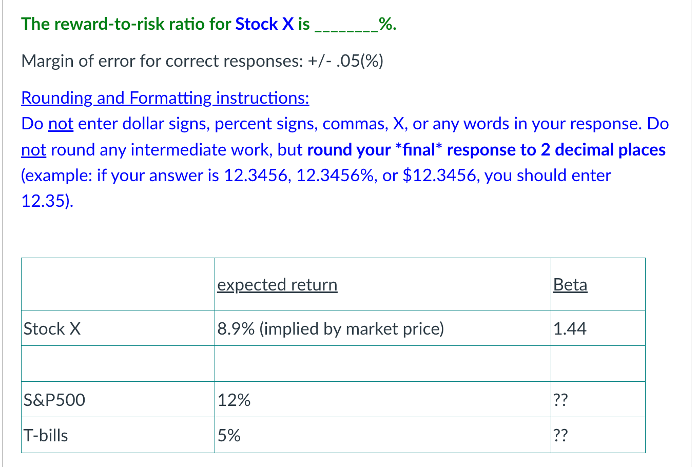 thank you! If Stock UI is correctly priced right now, its Beta