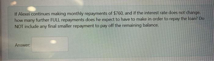 out a personal loan exactly one year ago with Harrison Bank. From