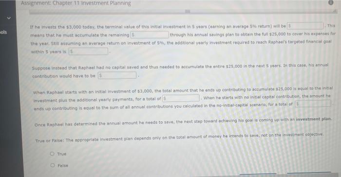 by the goals you have. These goals could be short-term such as