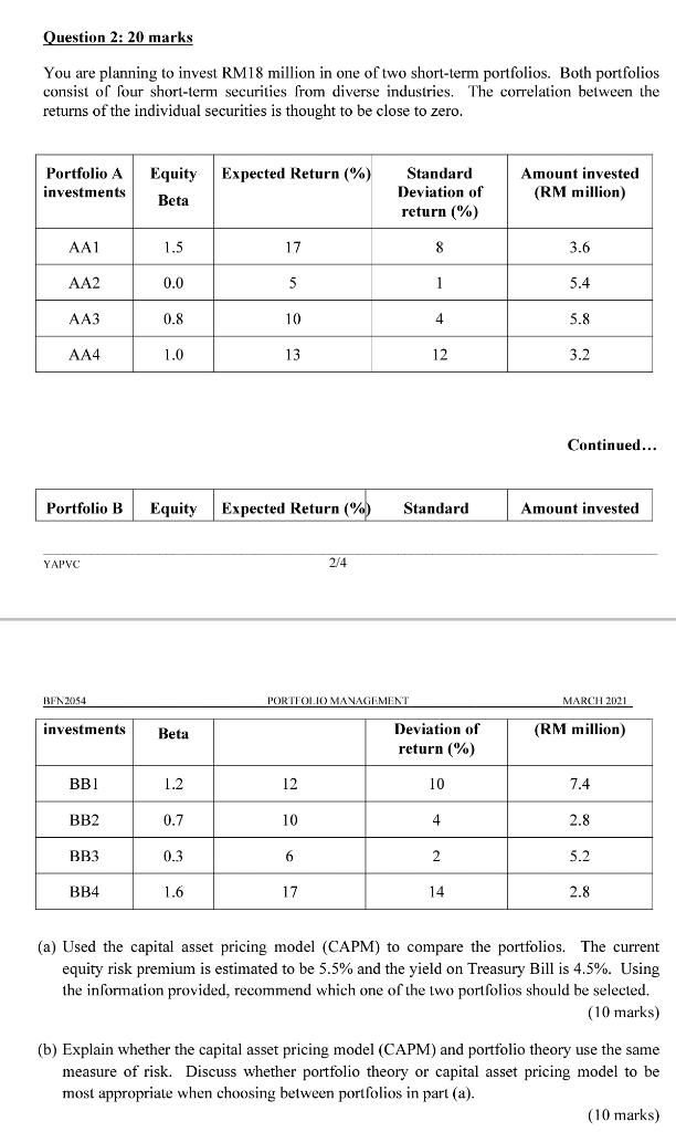 Please help me to answer this in details: Question 2: 20 marks
