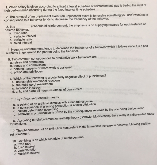  1. When salary is given according to a fixed interval schedule