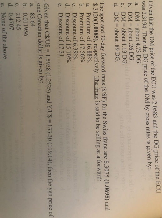 please help mr and write out the steps Given that the DM