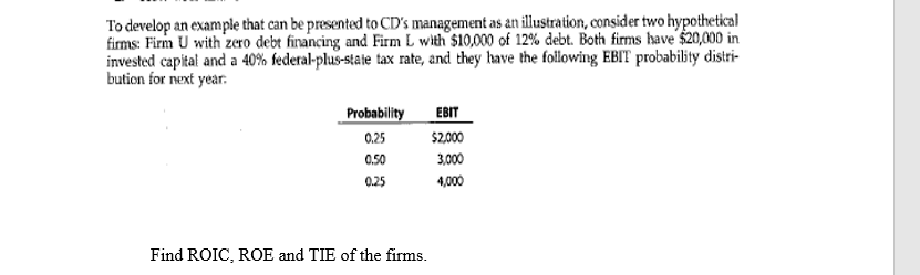 To develop an example that can be presented to CD's management