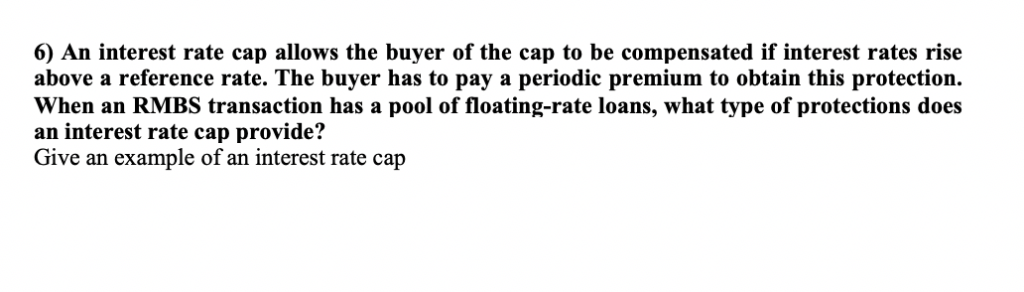 I need this completed with work shown please 6) An interest rate