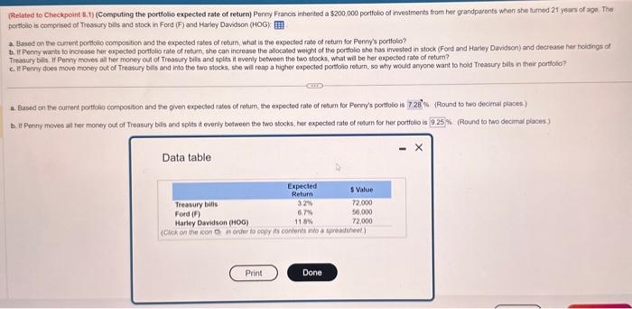 Please help with a,b, and c!!! (Related to Checkpoint E.1) (Computing the