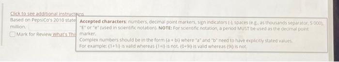 cash flows, Pepsico's operating activities generated cash inflows of million Mark for