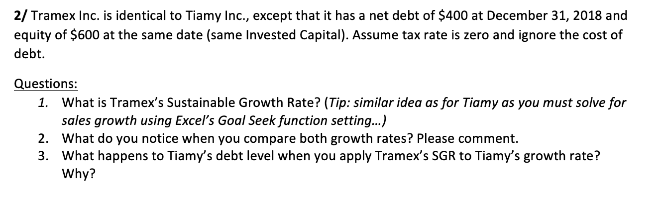 Part B: Internal and sustainable growth rates - Tabs IGR, SGR" and