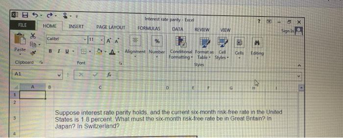  Please use excel to solve and show working with formulas. Interest