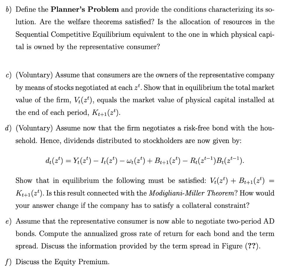 firm and, hence, each period receive the pro- fits generated by the