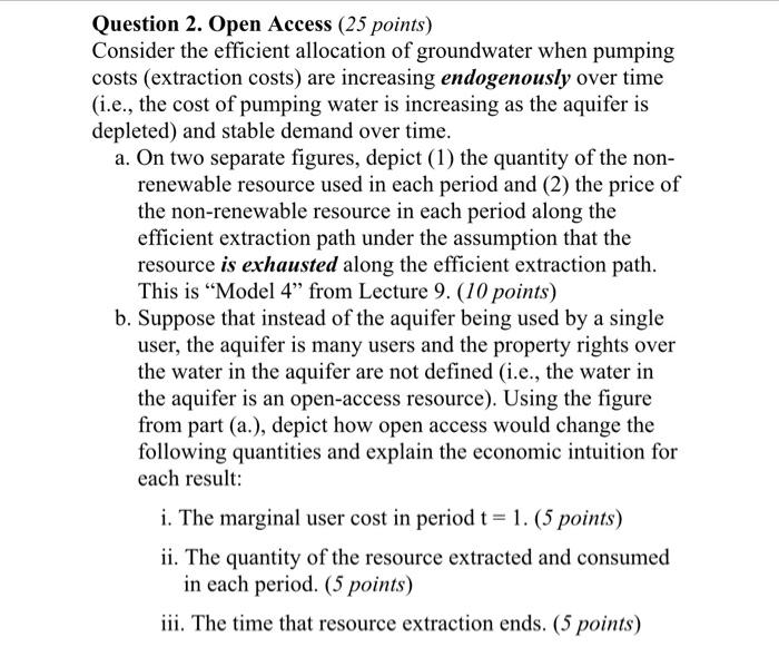 of a non-renewable (depletable) resource over N- periods using the two-figure model