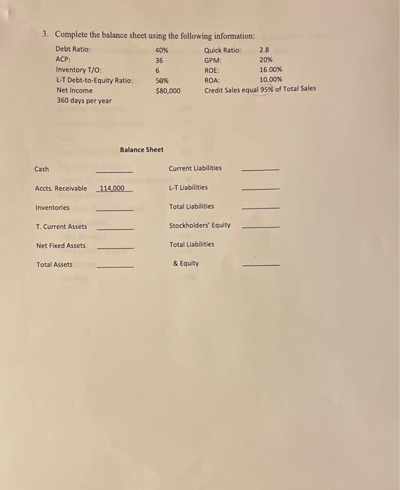  please show all steps with explination on how to solve! 3.