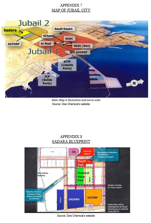 Chemical Company, a joint venture developed by Saudi Aramco and Dow Chemical