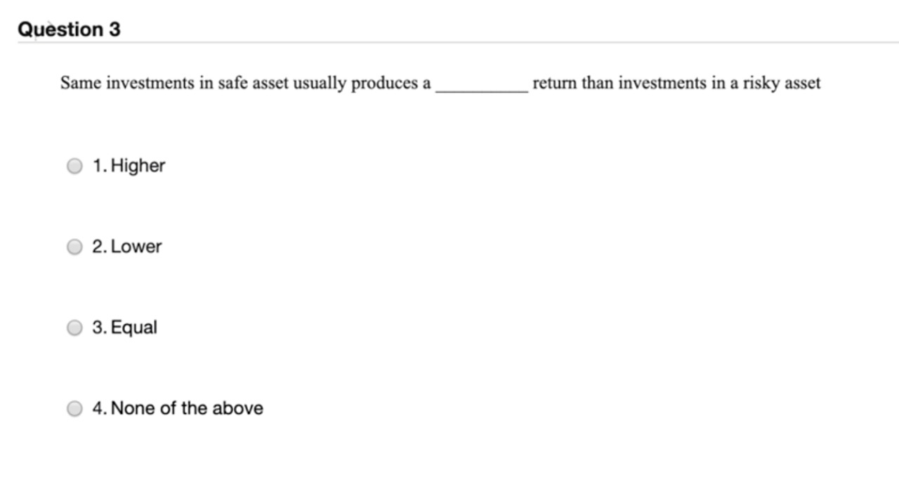 the period of his investments when trades in two markets where one