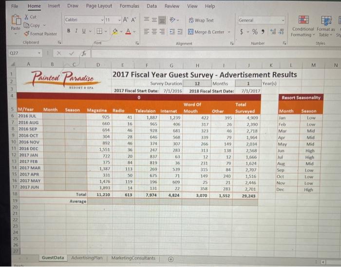  File Home Insert Draw Page Layout Formulas Data Review View Help