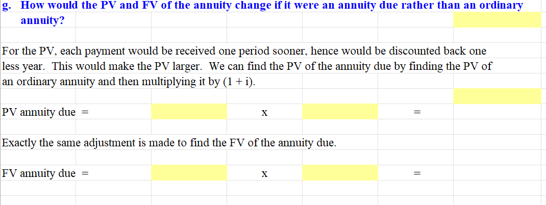 Please need some help with part G. The data you need to