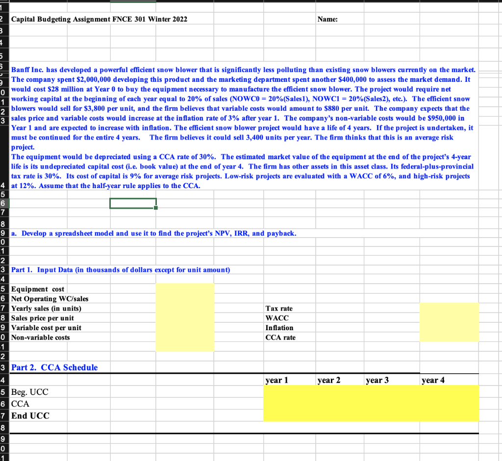 Type or paste quBanff Inc. has developed a powerful efficient snow blower