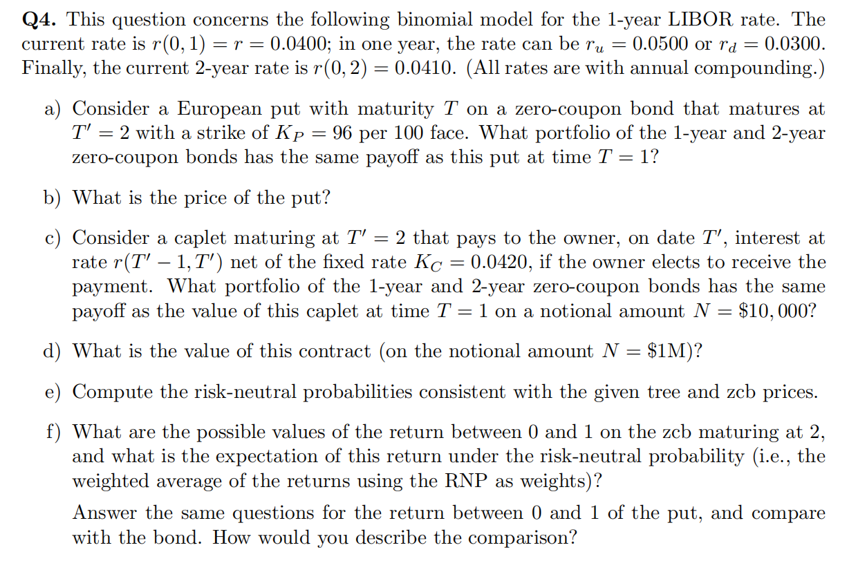  please answer the last question Q4. This question concerns the following