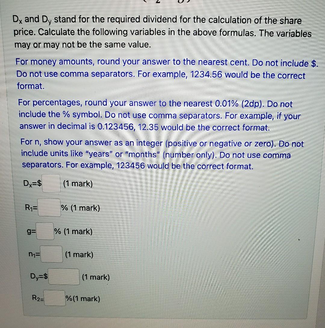 $3 in 2 years. The dividend will then be paid each year-end