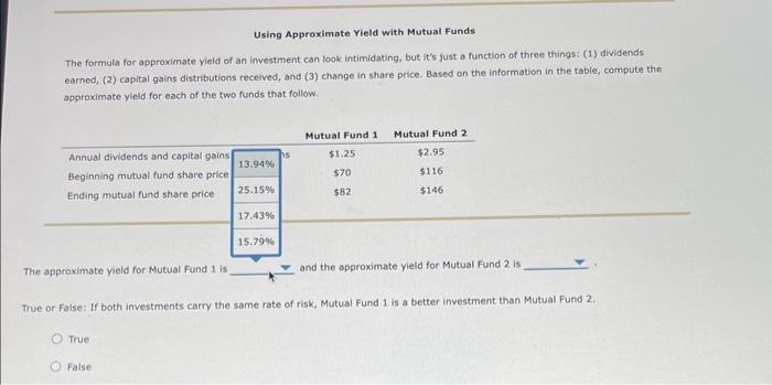 caiculate your total earnings from a given investment by determining the approximate