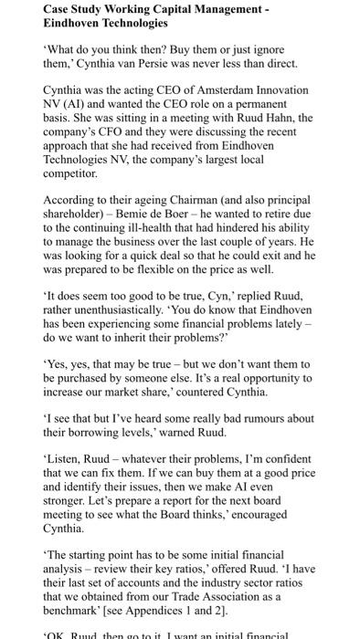 Trade Association data: 2020 Current ratio 2.5 times m Quick Ratio 1.5