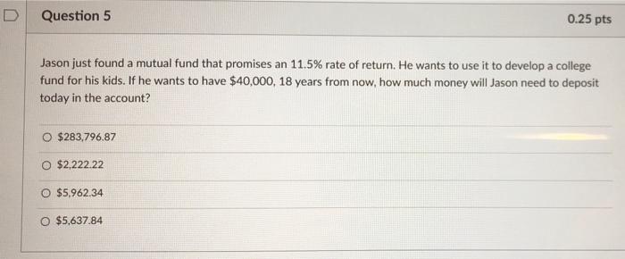 of 10.5%, how much is the trust fund payment worth in today's