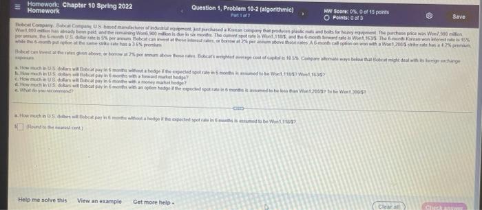  Homework Chapter 10 Spring 2022 Question 1, Problem 10-2 (algorithmic) HW