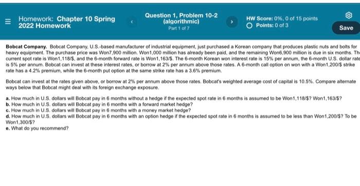  Homework: Chapter 10 Spring 2022 Homework Question 1. Problem 10-2 (algorithmic)