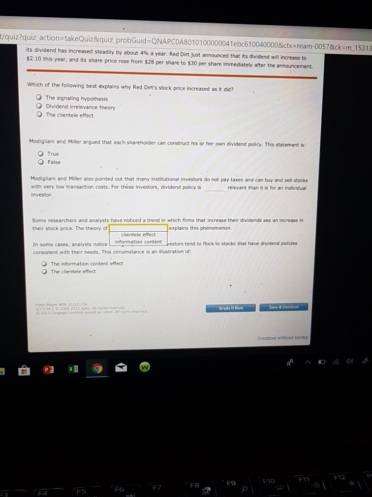 PM Attempts: Keep the Highest: /6 1. Dividend policy A firm's value