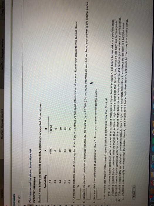  mework 11 PM CDT Click here to read the eBook: Stand-Alone