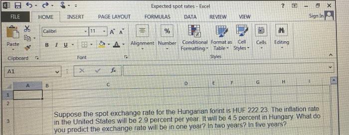  Please use excel to solve and show working with formulas. KIB