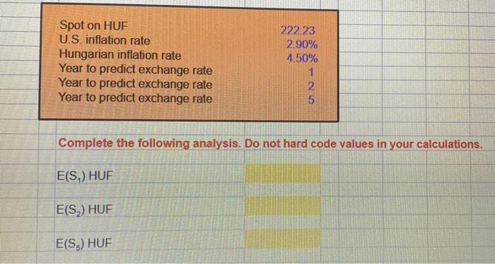 = Expected spot rates - Excel ? el X 1 FILE HOME