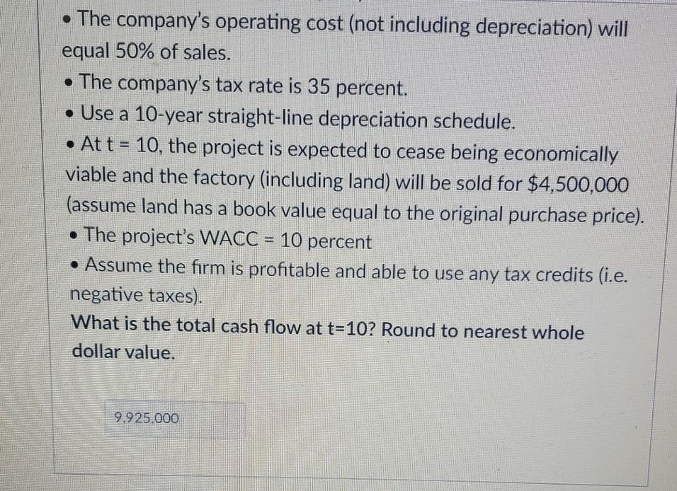 Question 4 Aero Motorcycles is considering opening a new manufacturing facility in