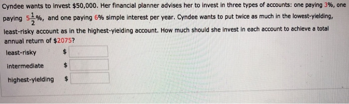 An investor owns three stocks: A, B, and C. The closing prices