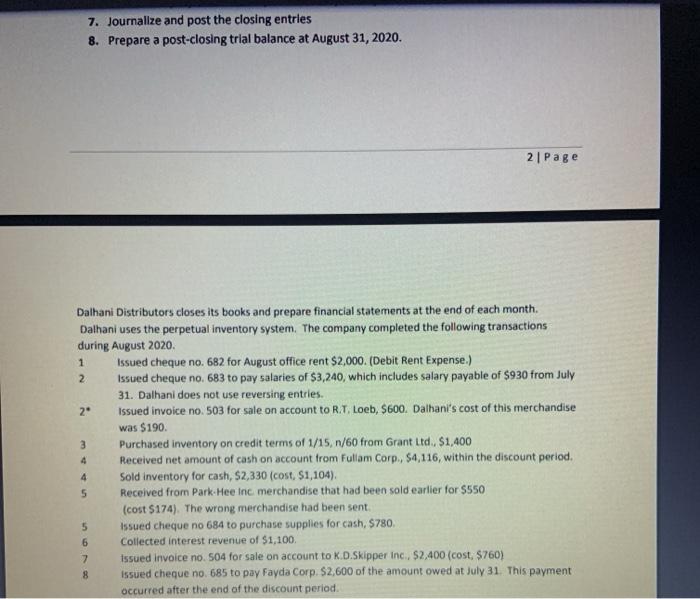 all the following requirements, considering the following adjustments/recommendations: Required: 1. Using the