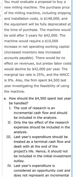 coefficient of variation. Enter your answers for the project's expected NPV and