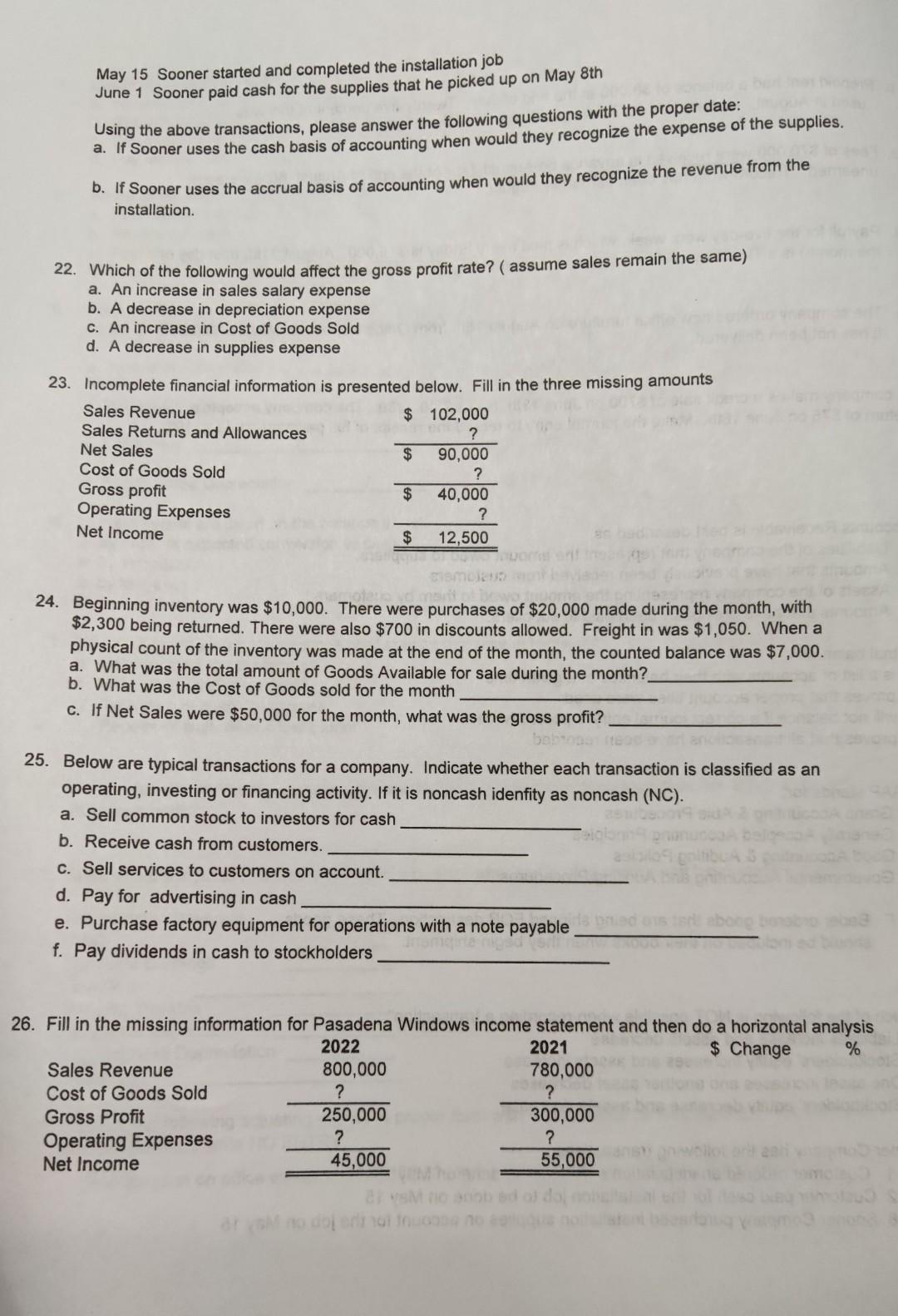 an installation service to be done on May 15 May 2 Customer